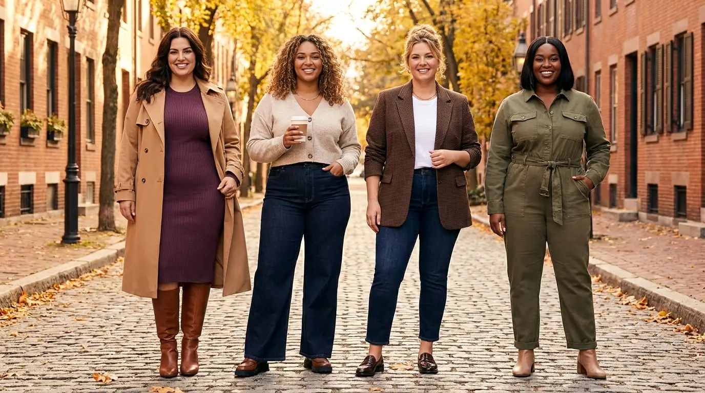 22 Cute Plus Size Fall Outfits You Will Actually Want to Wear