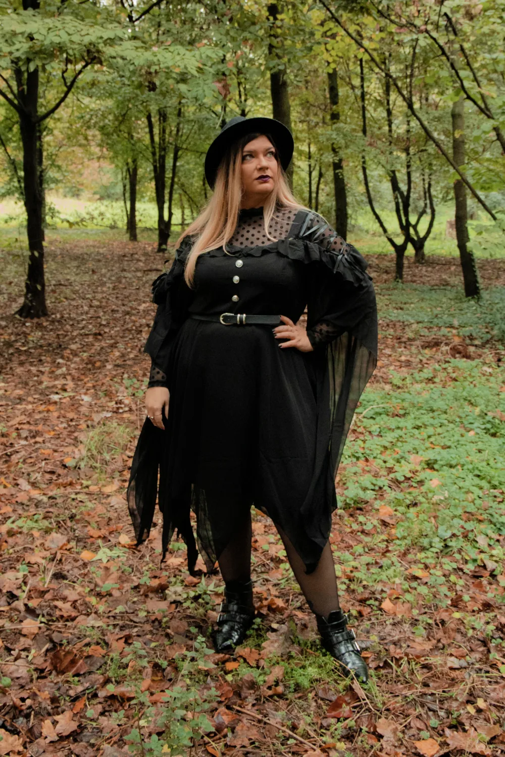 The Modern All-Black Forest Witch